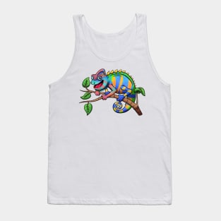 Colorful Chameleon Tank Top